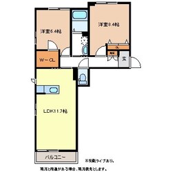 MastTown若宮の物件間取画像